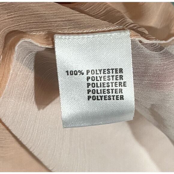 Antik Batik 2-Piece Chiffon Pastel Blouse & Skirt Set Tassels Size 38 Small - Picture 12 of 13